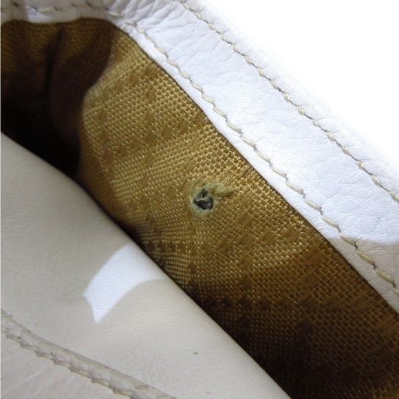 GUCCI BAMBOO BACKPACK WHITE - Picture 8 of 9